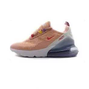 femme nike air max 270 baskets basses fille yellow oraange
